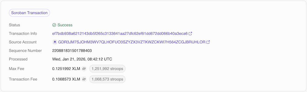 Transaction Details